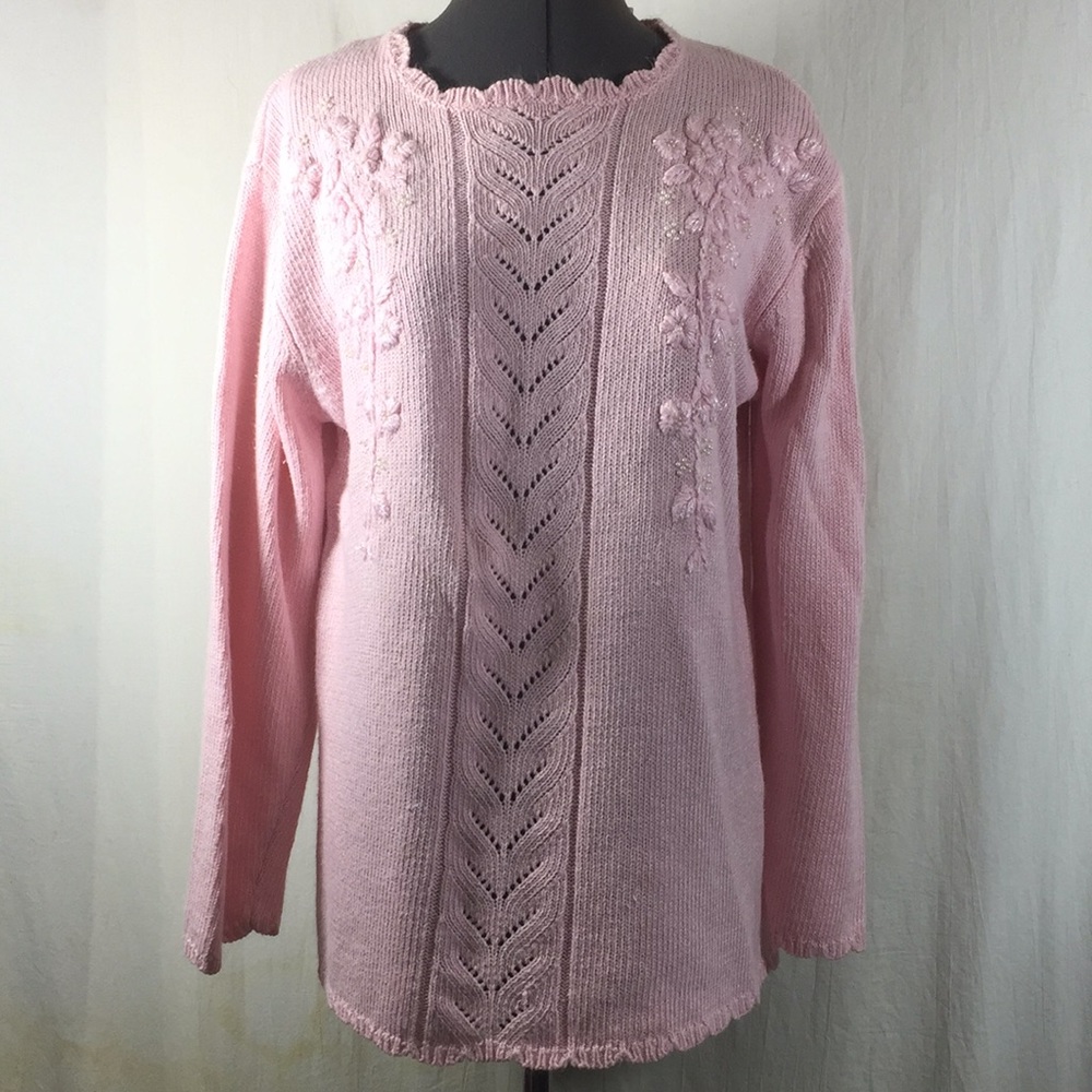 China wear by Morsly Pink Sweater Size M